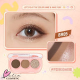 PINFLASH 3 Pan Eyeshadow Palette