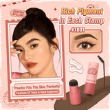 PINKFLASH Waterproof Eyebrow Powder Cushion Stamp