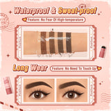 PINKFLASH Waterproof Eyebrow Powder Cushion Stamp