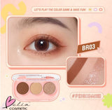 PINFLASH 3 Pan Eyeshadow Palette