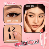 PINKFLASH Instant Shape Lasting Wingled Eyeliner Stamp 2-in-1