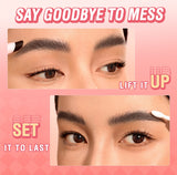 PINKFLASH 2-in-1 Waterproof Sculpting Brow Wax with Brush