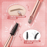 PINKFLASH Duo Eyebrow Brush 1 Piece