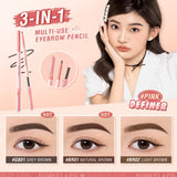 PINKFLASH Multi-Use 3in1 Eyebrow Pencil with Brush and Razor