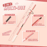 PINKFLASH Multi-Use 3in1 Eyebrow Pencil with Brush and Razor